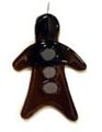 "Pepparkaksgubbe" Glashänge