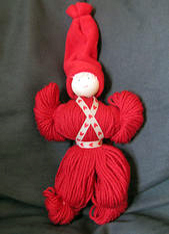 Gusten - tomte röd