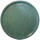 "Morgonstund" bricka rund 38 cm turkos/vit - bild 1