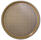 "Scones" bricka rund 38 cm gul/vit - bild 1