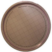 "Fläderblomssaft" bricka rund 38 cm lila/vit