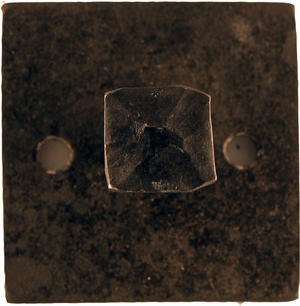 Smide - Enknopp 6cm fyrkant